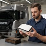 زمان تعویض فیلتر کامیون اسکانیا